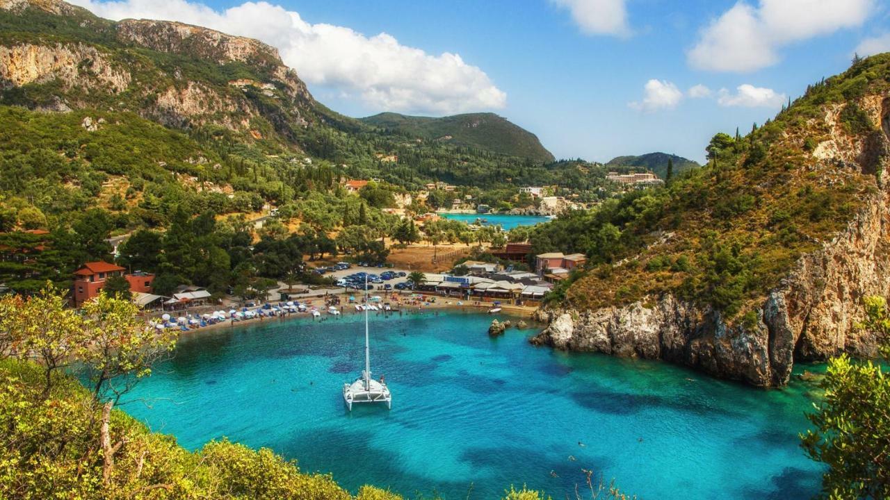 Antonela Sunshine Apartment By Corfu Escapes Перама Екстер'єр фото